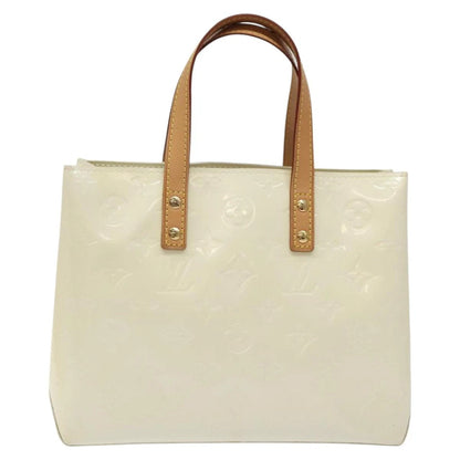 Louis Vuitton Monogram Vernis Reade Pm Hand Bag Perle M91336