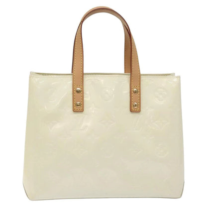Louis Vuitton Monogram Vernis Reade Pm Hand Bag Perle M91336