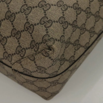 Gucci Gg Supreme Reversible Tote Bag Pvc Beige Black