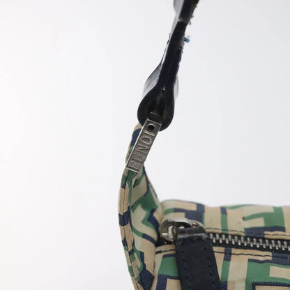 Fendi Zucca Canvas Shoulder Bag White