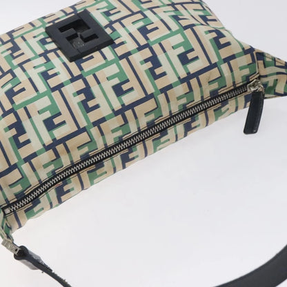 Fendi Zucca Canvas Shoulder Bag White