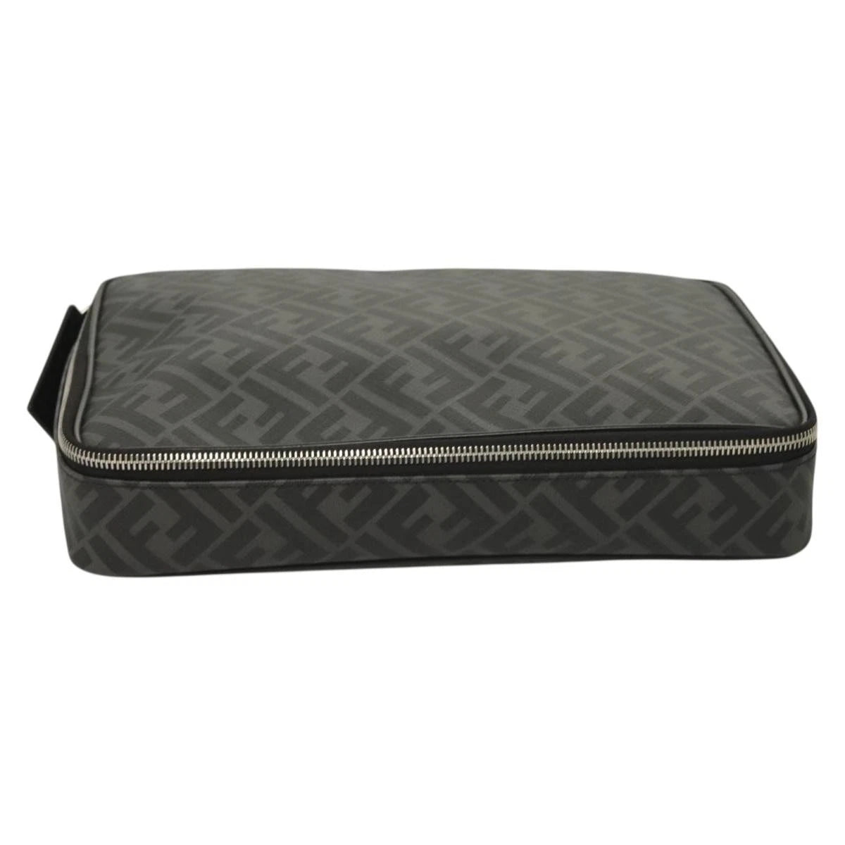 Fendi Zucca Canvas Clutch Bag Outlet Black Gray