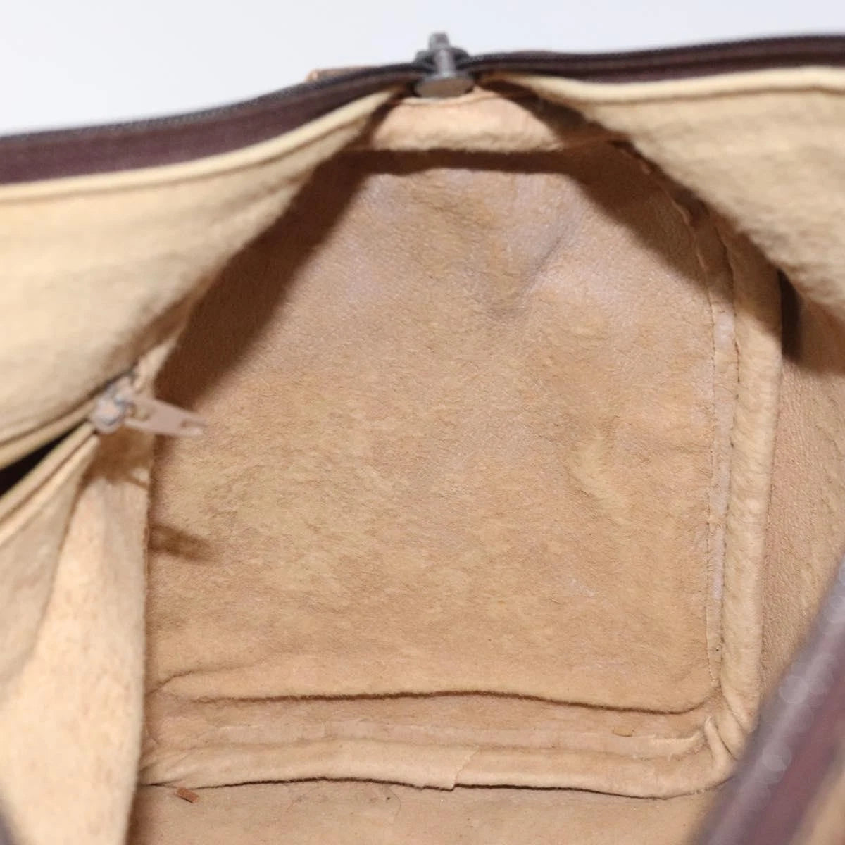 GUCCI GG Supreme Web Sherry Line Hand Bag PVC Beige Gold 40 3842